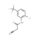 N-(2-Chloro-5-trifluoromethyl-phenyl)-2-cyano-acetamide (CAS 63034-98-0) - chemical structure image