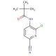 N-(2-Chloro-6-cyanopyridin-3-yl)pivalamide (CAS 1142191-90-9) - chemical structure image
