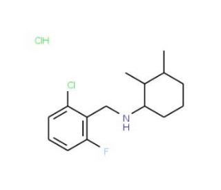 N-(2-chloro-6-fluorobenzyl)-N-(2,3-dimethylcyclohexyl)amine hydrochloride - chemical structure image