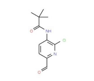 N-(2-Chloro-6-formylpyridin-3-yl)pivalamide (CAS 1142191-76-1) - chemical structure image