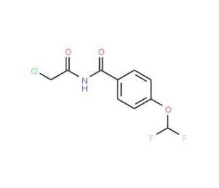 N-(2-Chloro-acetyl)-4-difluoromethoxy-benzamide - chemical structure image
