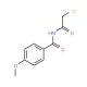 N-(2-Chloro-acetyl)-4-methoxy-benzamide (CAS 57764-60-0) - chemical structure image