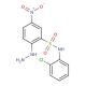 N-(2-Chloro-phenyl)-2-hydrazino-5-nitro-benzenesulfonamide - chemical structure image