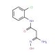 N-(2-Chloro-phenyl)-2-(N-hydroxycarbamimidoyl)-acetamide - chemical structure image