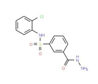 N-(2-Chloro-phenyl)-3-hydrazinocarbonyl-benzenesulfonamide - chemical structure image