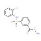 N-(2-Chloro-phenyl)-3-hydrazinocarbonyl-benzenesulfonamide - chemical structure image