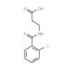 N-(2-chlorobenzoyl)-beta-alanine - chemical structure image