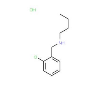 N-(2-Chlorobenzyl)-1-butanamine hydrochloride (CAS 16183-40-7) - chemical structure image
