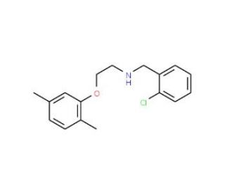 N-(2-Chlorobenzyl)-2-(2,5-dimethylphenoxy)-1-ethanamine - chemical structure image