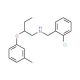 N-(2-Chlorobenzyl)-2-(3-methylphenoxy)-1-butanamine - chemical structure image