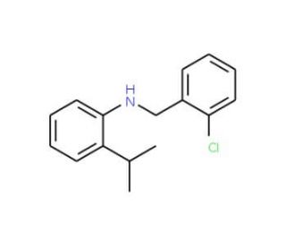 N-(2-Chlorobenzyl)-2-isopropylaniline - chemical structure image