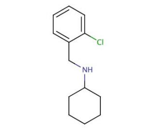 N-(2-Chlorobenzyl)cyclohexanamine - chemical structure image