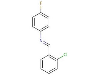 N-(2-Chlorobenzylidene)-4-fluoroaniline (CAS 75020-01-8) - chemical structure image
