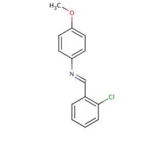 N-(2-Chlorobenzylidene)-4-methoxyaniline (CAS 17099-11-5) - chemical structure image