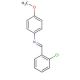 N-(2-Chlorobenzylidene)-4-methoxyaniline (CAS 17099-11-5) - chemical structure image