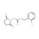 N-(2-Chlorobenzyloxycarbonyloxy)succinimide (CAS 65853-65-8) - chemical structure image