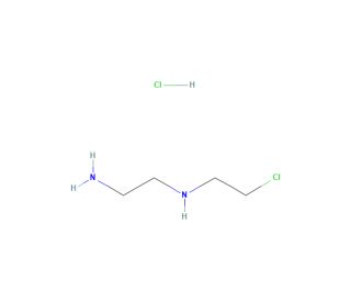 N-(2-Chloroethyl)-1,2-ethanediamine Dihydrochloride (CAS 5590-29-4) - chemical structure image