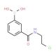 N-(2-Chloroethyl) 3-boronobenzamide (CAS 874288-12-7) - chemical structure image