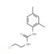 N-(2-Chloroethyl)-N′-(2,4-dimethylphenyl)urea - chemical structure image