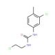 N-(2-Chloroethyl)-N′-(3-chloro-4-methylphenyl)urea - chemical structure image