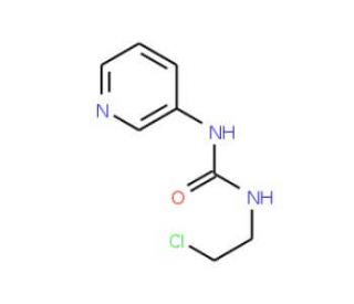 N-(2-Chloroethyl)-N&prime;-(3-pyridinyl)urea (CAS 13908-58-2) - chemical structure image