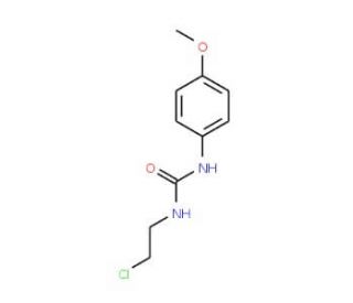 N-(2-Chloroethyl)-N&prime;-(4-methoxyphenyl)urea (CAS 65536-40-5) - chemical structure image