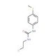 N-(2-Chloroethyl)-N′-[4-(methylthio)phenyl]urea (CAS 13908-50-4) - chemical structure image