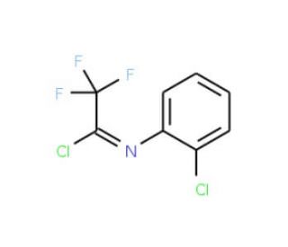 N-(2-chlorophenyl)-2,2,2-trifluoroethanecarbonimidoyl chloride - chemical structure image