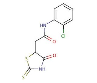N-(2-Chlorophenyl)-2-(2-mercapto-4-oxo-4,5-dihydro-1,3-thiazol-5-yl)acetamide - chemical structure image