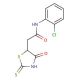 N-(2-Chlorophenyl)-2-(2-mercapto-4-oxo-4,5-dihydro-1,3-thiazol-5-yl)acetamide - chemical structure image