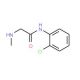 N-(2-Chlorophenyl)-2-(methylamino)acetamide - chemical structure image