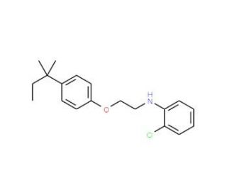 N-(2-Chlorophenyl)-N-{2-[4-(tert-pentyl)phenoxy]-ethyl}amine - chemical structure image