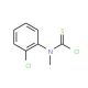N-(2-Chlorophenyl)-N-methylthiocarbamoyl chloride (CAS 362601-72-7) - chemical structure image