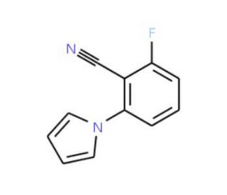 N-(2-Cyano-3-fluorophenyl)pyrrole (CAS 148901-51-3) - chemical structure image