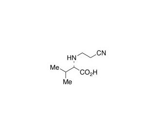 N-(2-Cyanoethyl)-L-valine - chemical structure image