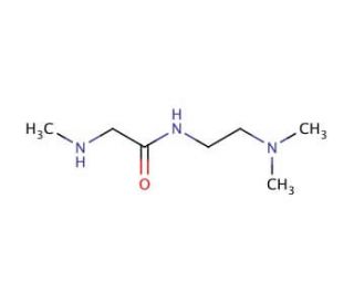 N-[2-(Dimethylamino)ethyl]-2-(methylamino)-acetamide - chemical structure image