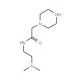 N-[2-(Dimethylamino)ethyl]-2-piperazin-1-ylacetamide - chemical structure image