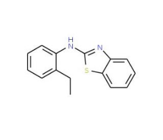 N-(2-ethylphenyl)-1,3-benzothiazol-2-amine - chemical structure image