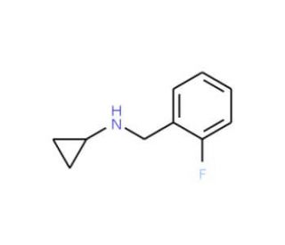 N-(2-fluorobenzyl)cyclopropanamine - chemical structure image