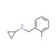 N-(2-fluorobenzyl)cyclopropanamine - chemical structure image