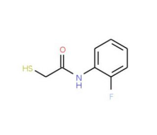 N-(2-fluorophenyl)-2-mercaptoacetamide - chemical structure image