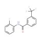 N-2-Fluorophenyl-3-(trifluoromethyl)-benzamide (CAS 199461-55-7) - chemical structure image