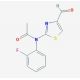 N-(2-fluorophenyl)-N-(4-formyl-1,3-thiazol-2-yl)acetamide - chemical structure image