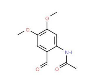 N-(2-Formyl-4,5-dimethoxy-phenyl)-acetamide - chemical structure image
