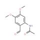 N-(2-Formyl-4,5-dimethoxy-phenyl)-acetamide - chemical structure image