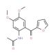N-[2-(Furan-2-carbonyl)-4,5-dimethoxy-phenyl]-acetamide - chemical structure image