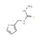 N-(2-furylmethyl)hydrazinecarbothioamide (CAS 96860-19-4) - chemical structure image