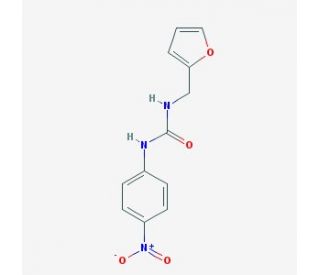 N-(2-furylmethyl)-N&prime;-(4-nitrophenyl)urea (CAS 154825-26-0) - chemical structure image 