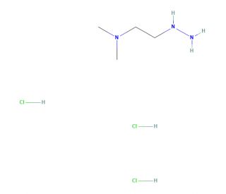 N-(2-hydrazinoethyl)-N,N-dimethylamine trihydrochloride - chemical structure image