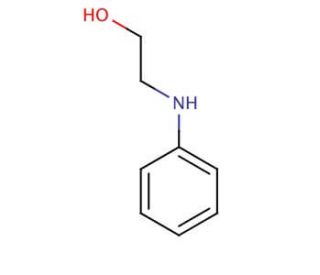 N-(2-Hydroxyethyl)aniline (CAS 122-98-5) - chemical structure image